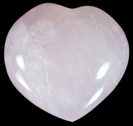 Polished Rose Quartz Heart - Madagascar #59100